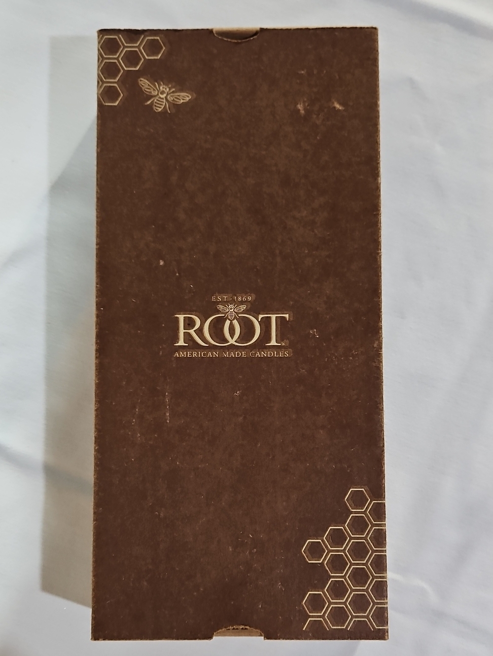 NIB Root Candles Buttercream Taper Candles, Box of 12, Unscented